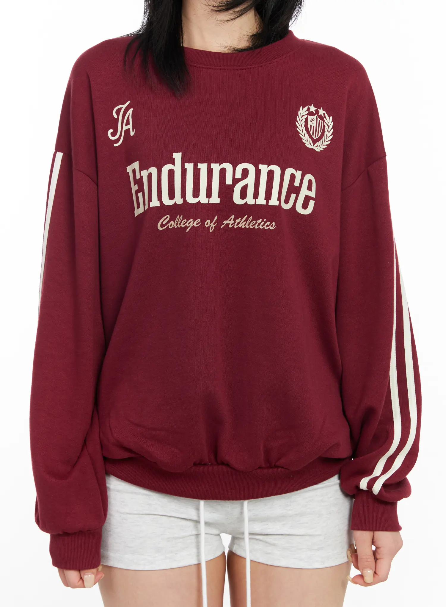 Athletic Graphic Sweatshirt CF526 - Image 5