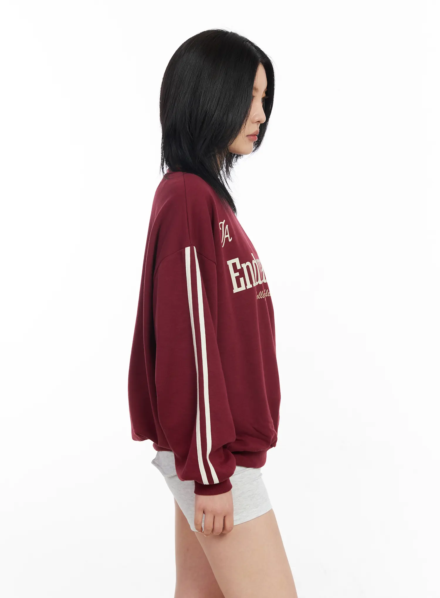 Athletic Graphic Sweatshirt CF526 - Image 6