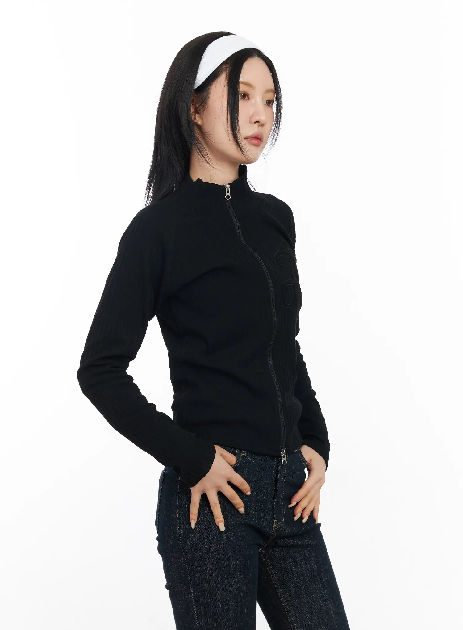 Athletic Zip-Up Track Jacket CF526 - Image 6