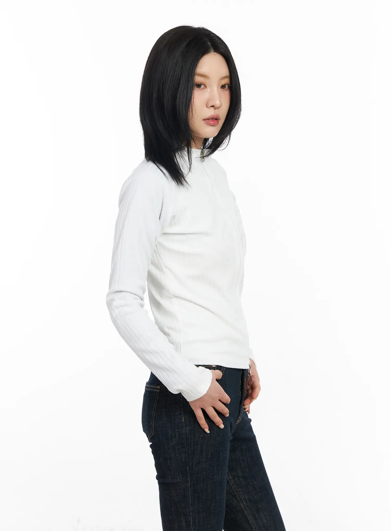 Athletic Zip-Up Track Jacket CF526 - Image 8