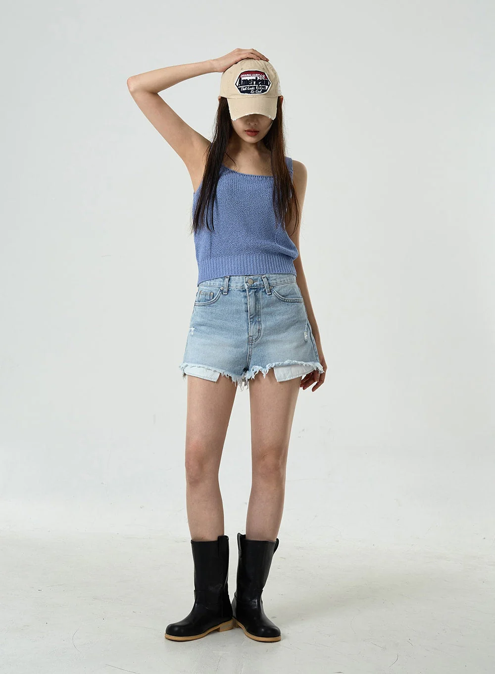 Basic Knitted Tank Top CU7 - Image 3