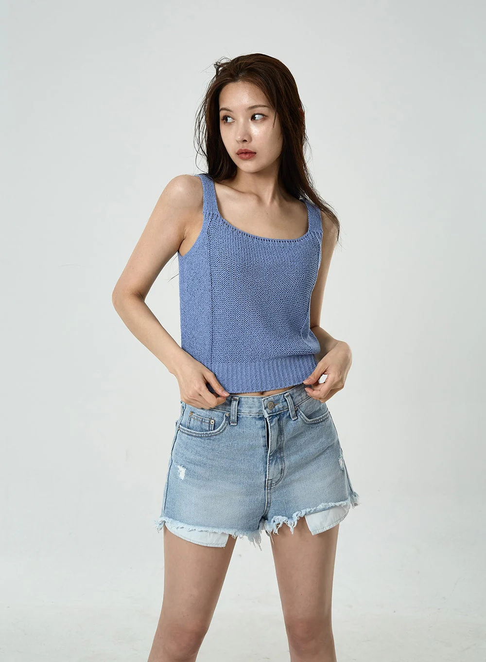 Basic Knitted Tank Top CU7 - Image 5