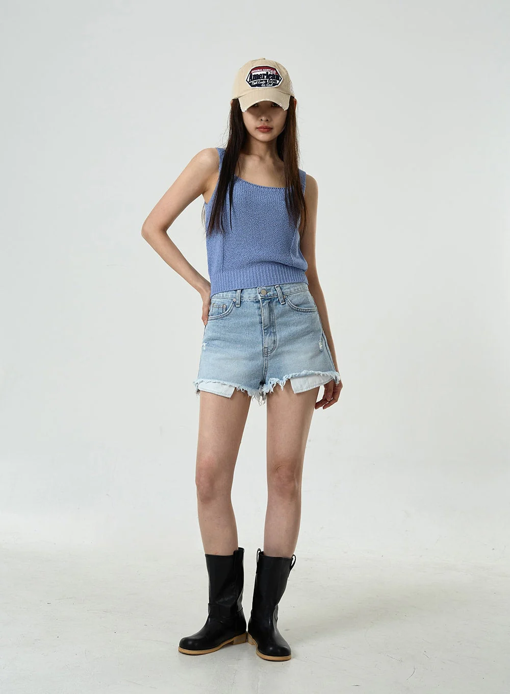 Basic Knitted Tank Top CU7 - Image 7