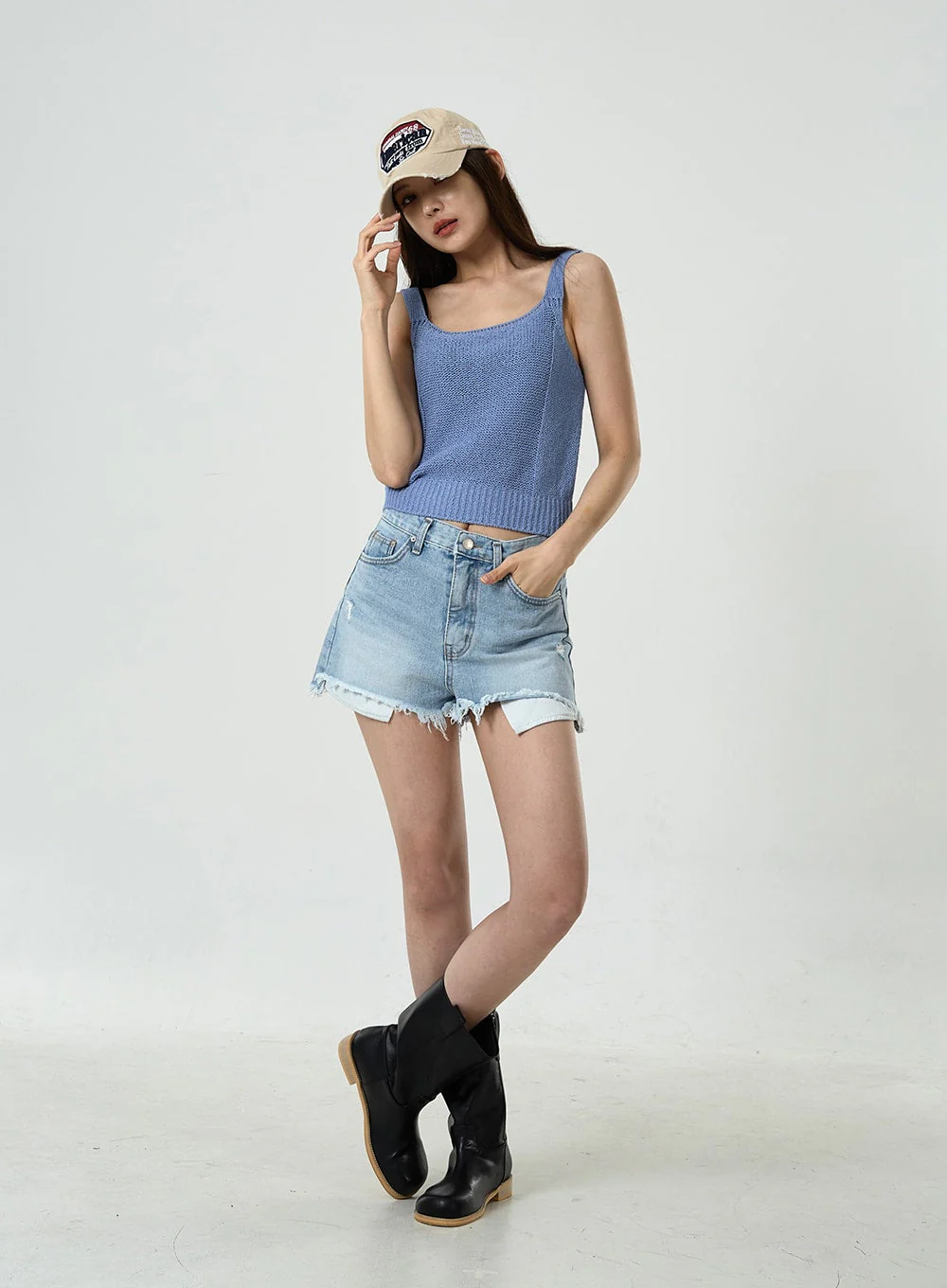 Basic Knitted Tank Top CU7 - Image 8