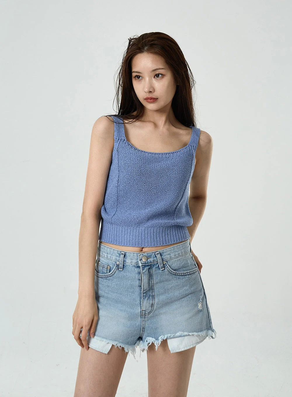 Basic Knitted Tank Top CU7 - Image 9