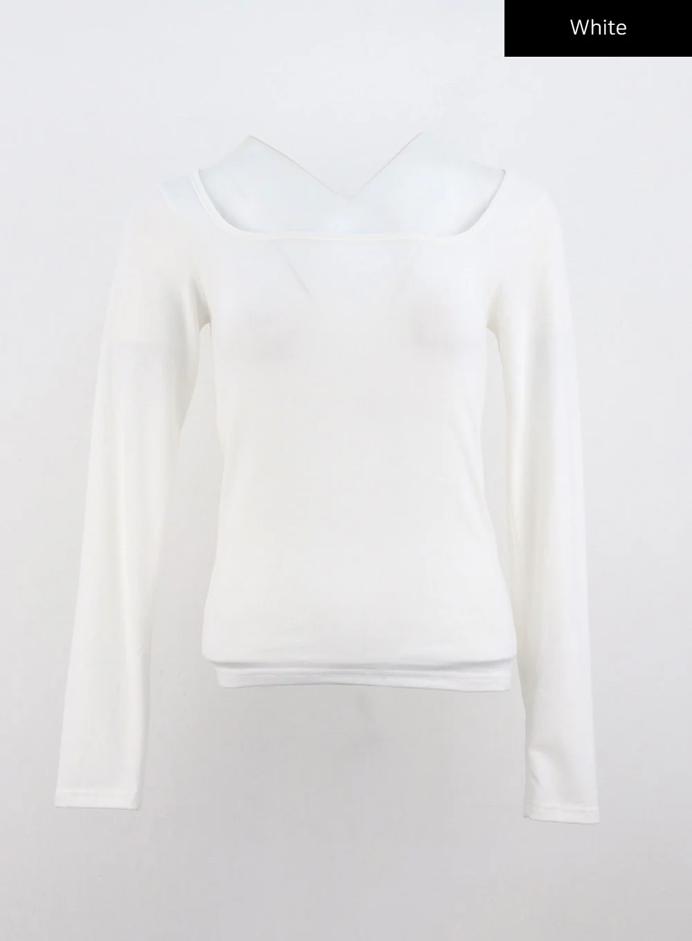 Basic Square Neck T-Shirt CO313 - Image 11