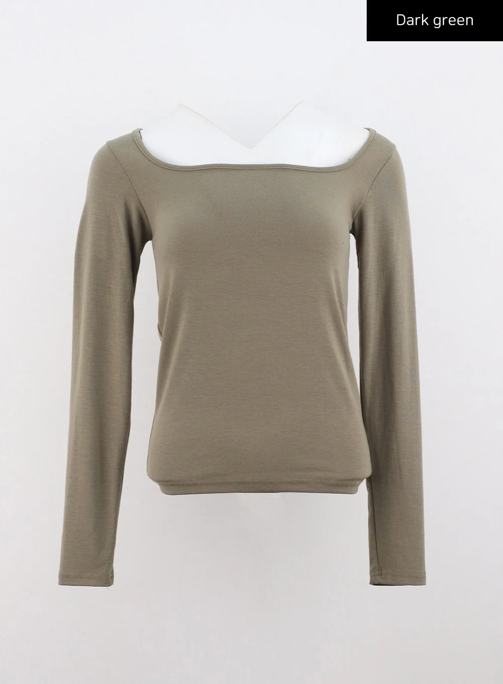 Basic Square Neck T-Shirt CO313 - Image 13