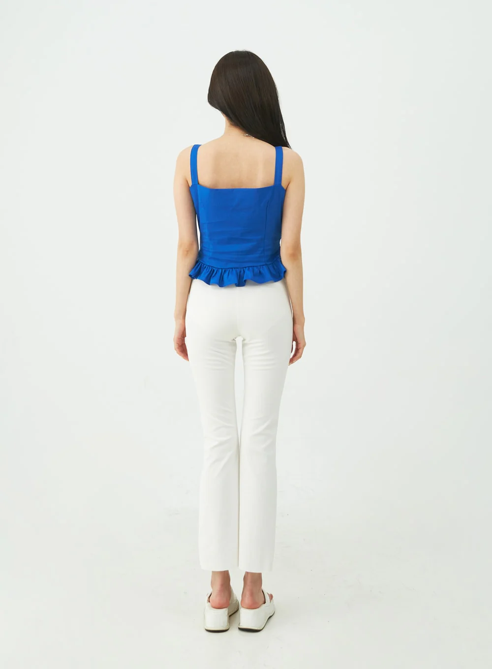 Boot-Cut Slit Banded Pants IU5 - Image 11