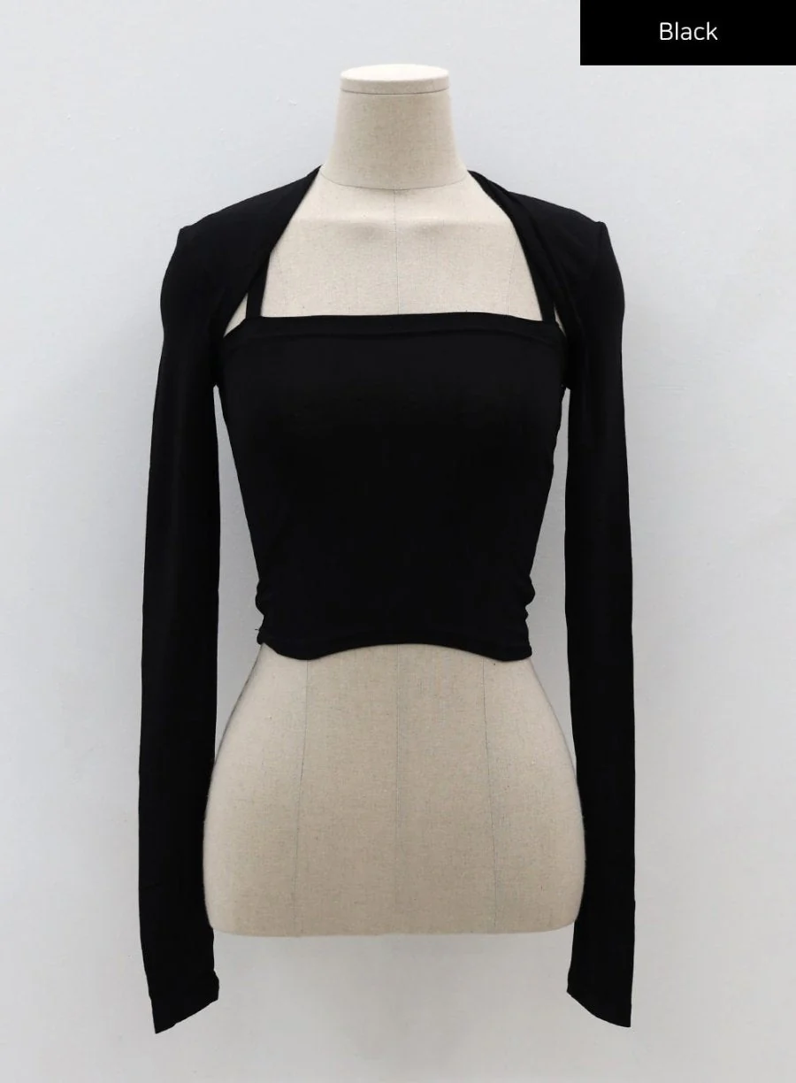 Cami Top & Long Sleeve Bolero Set - Image 15