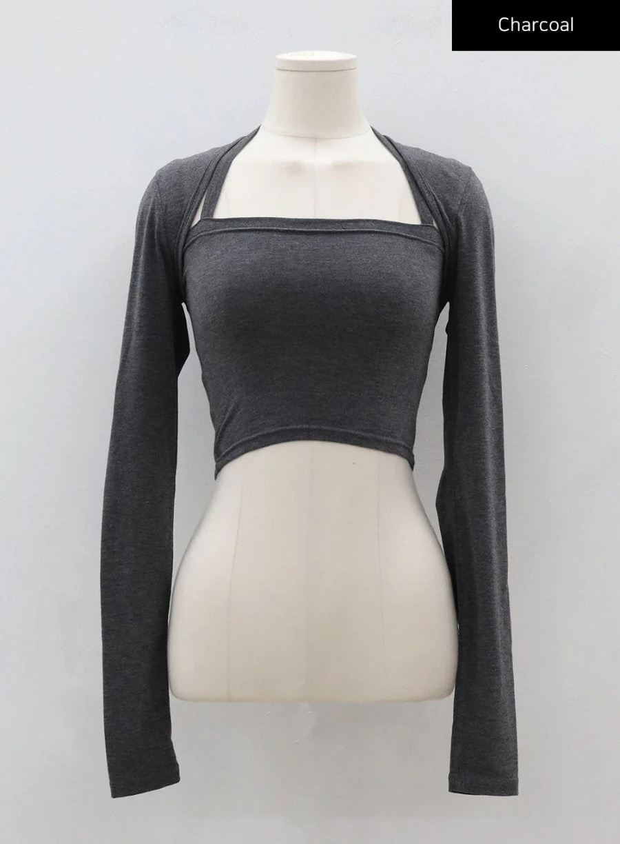 Cami Top & Long Sleeve Bolero Set - Image 16