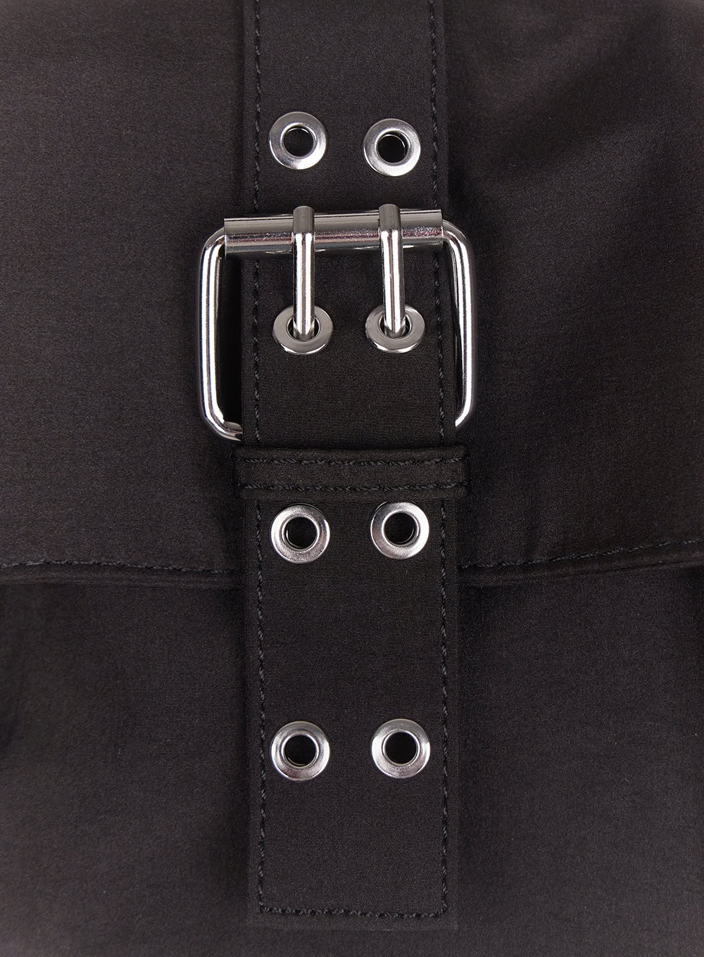 Chunky Buckle Eyelet Shoulder Bag IY502 - Image 9