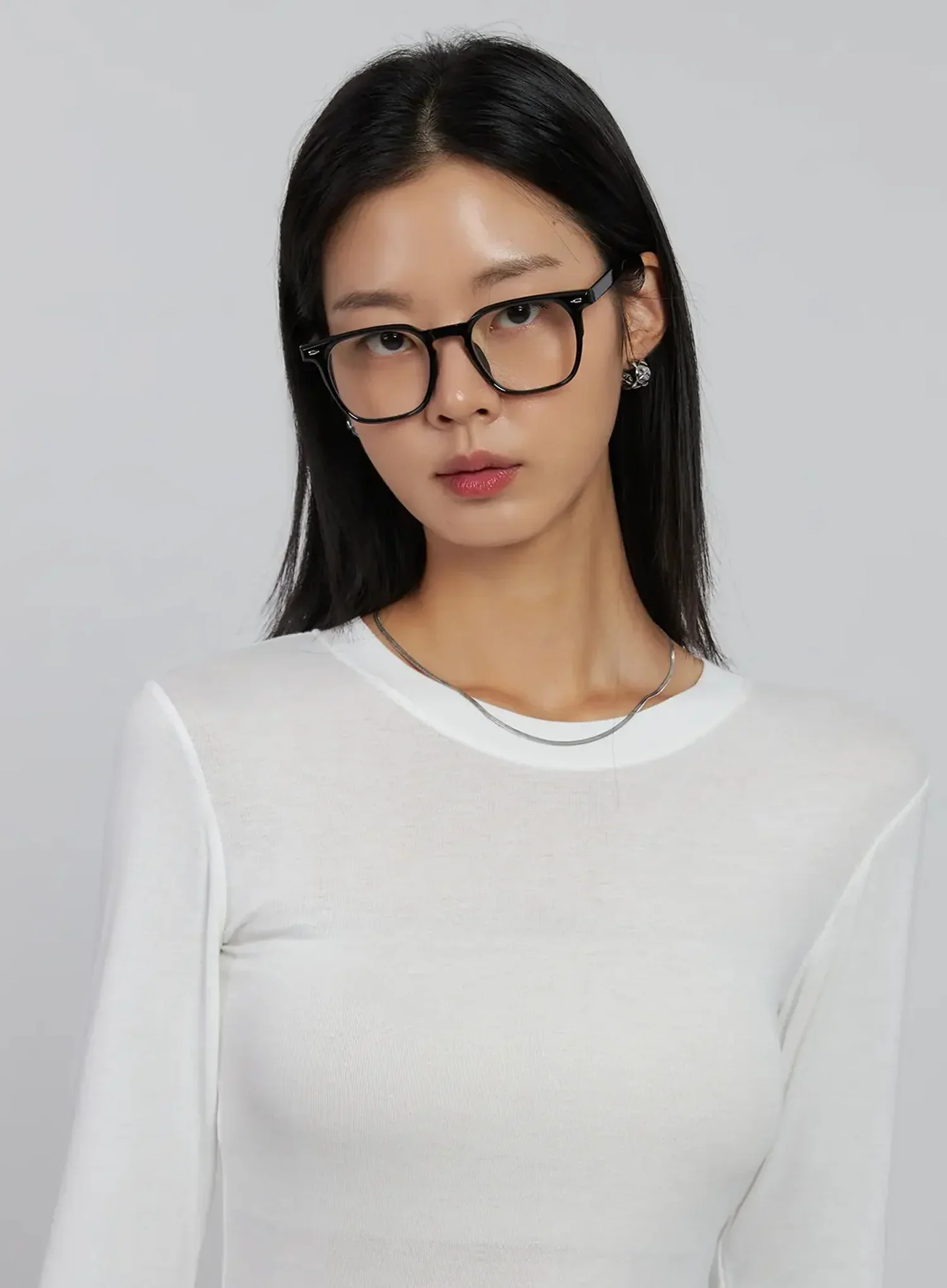 Classic Rounded Square Fashion Glasses IJ508 - Image 3