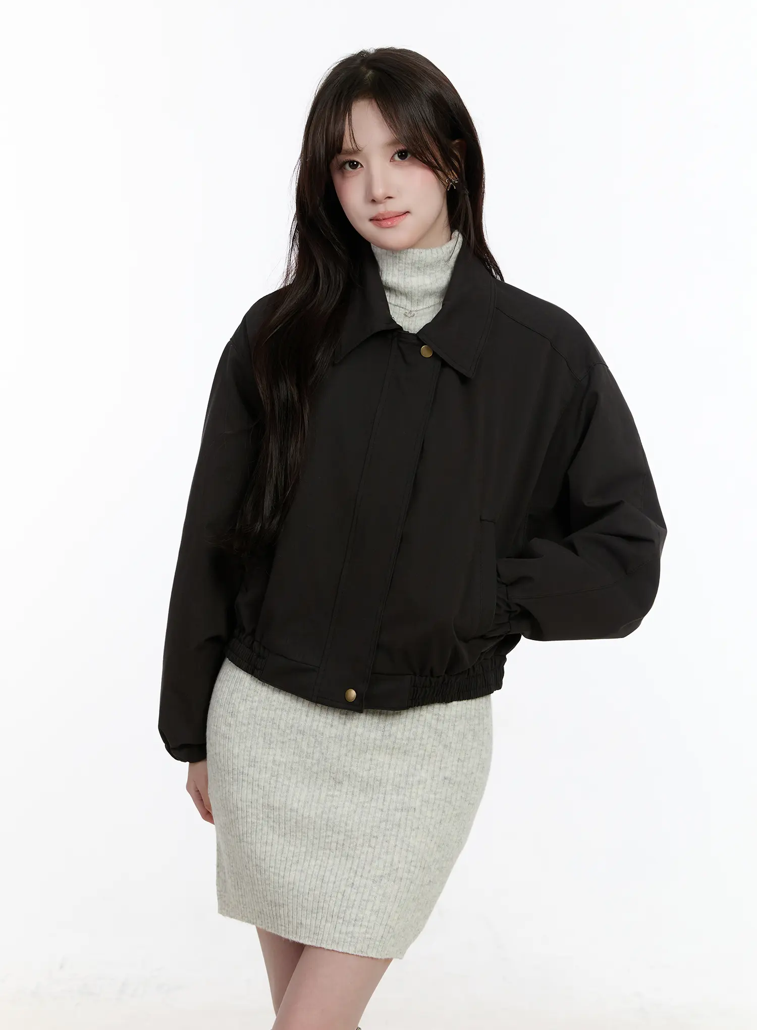 Classic Twill Collared Jacket CM505 - Image 3