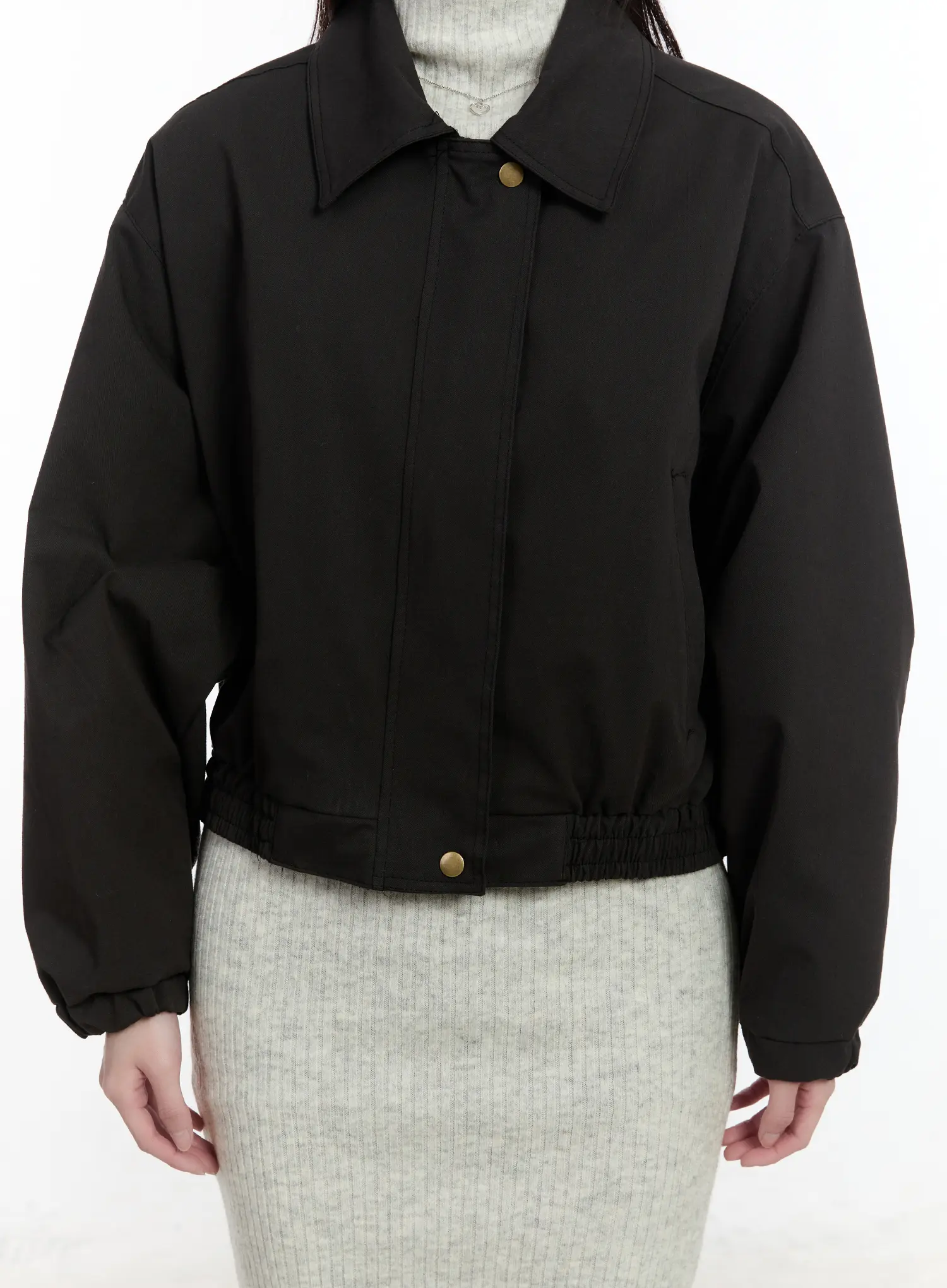 Classic Twill Collared Jacket CM505 - Image 4