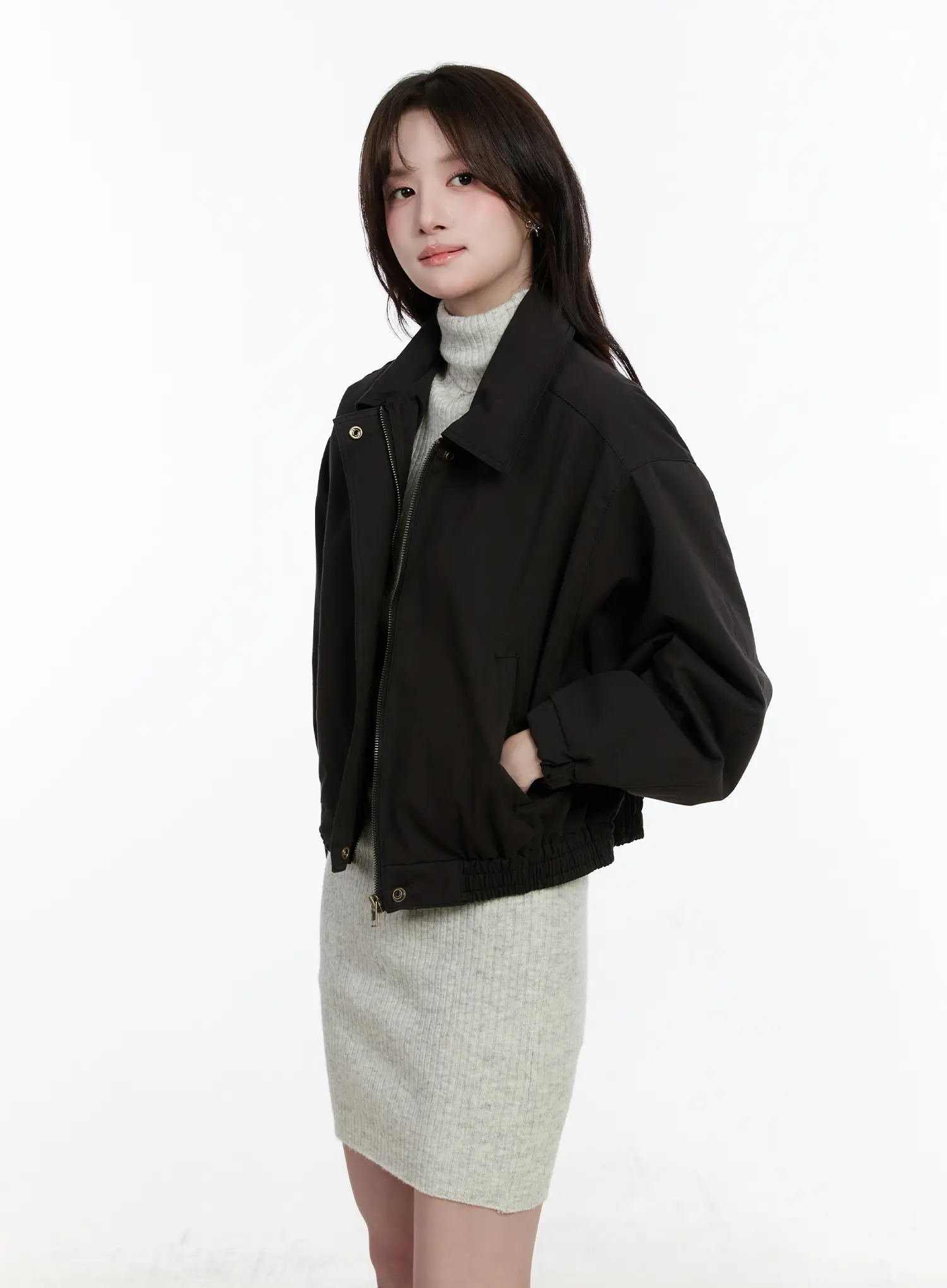 Classic Twill Collared Jacket CM505 - Image 8
