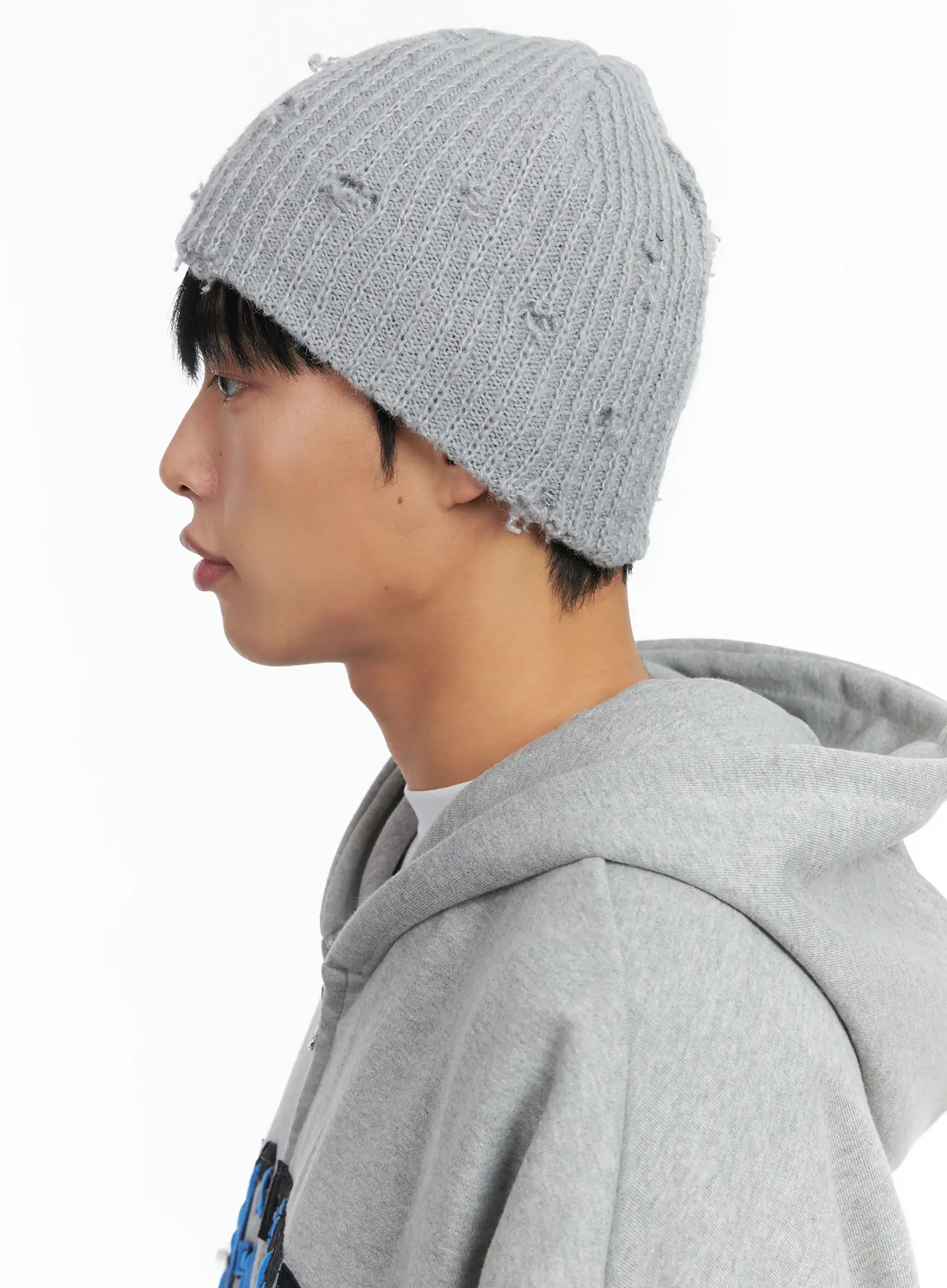 Distressed Knit Beanie IN518 - Image 5