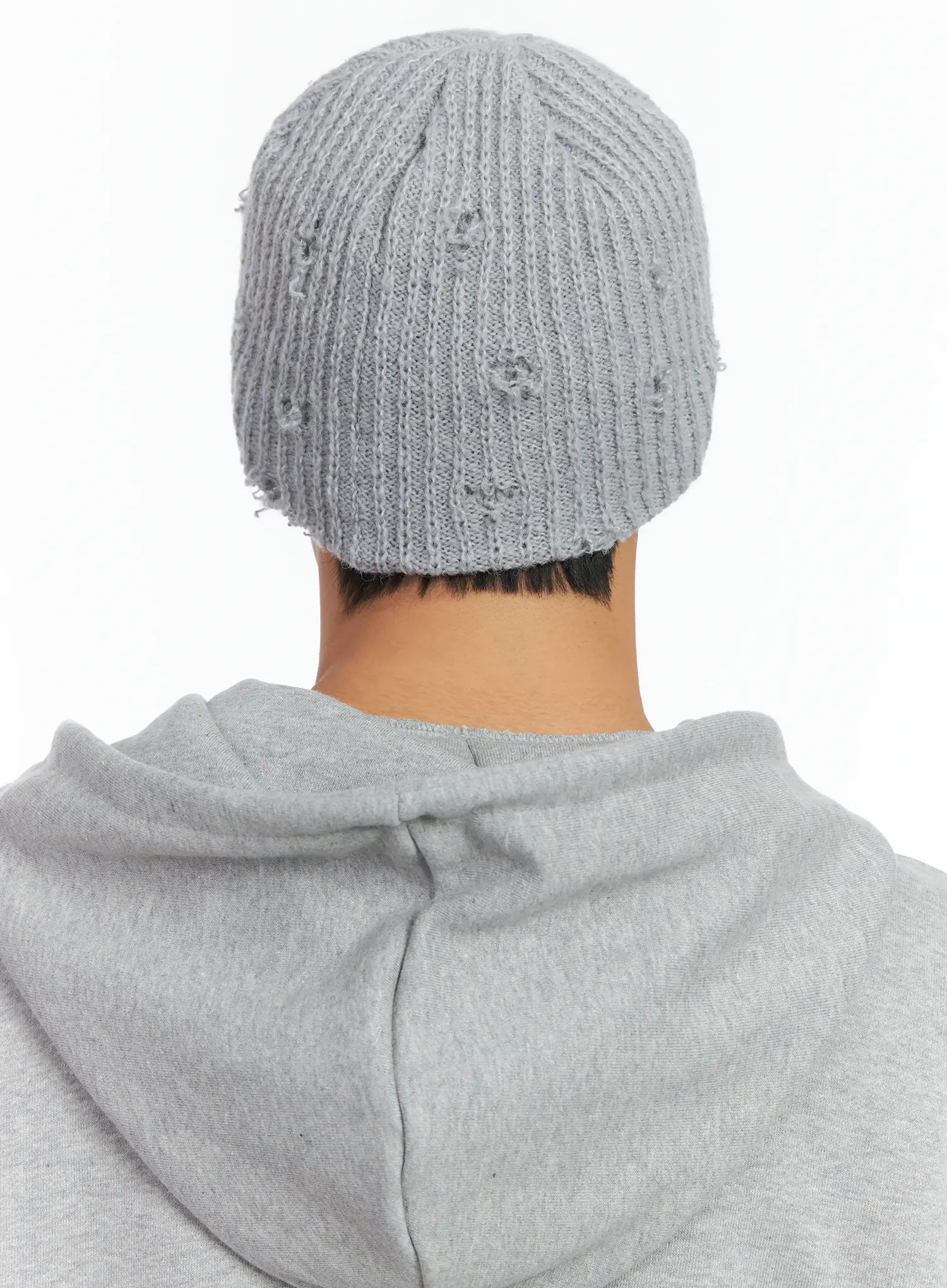 Distressed Knit Beanie IN518 - Image 6