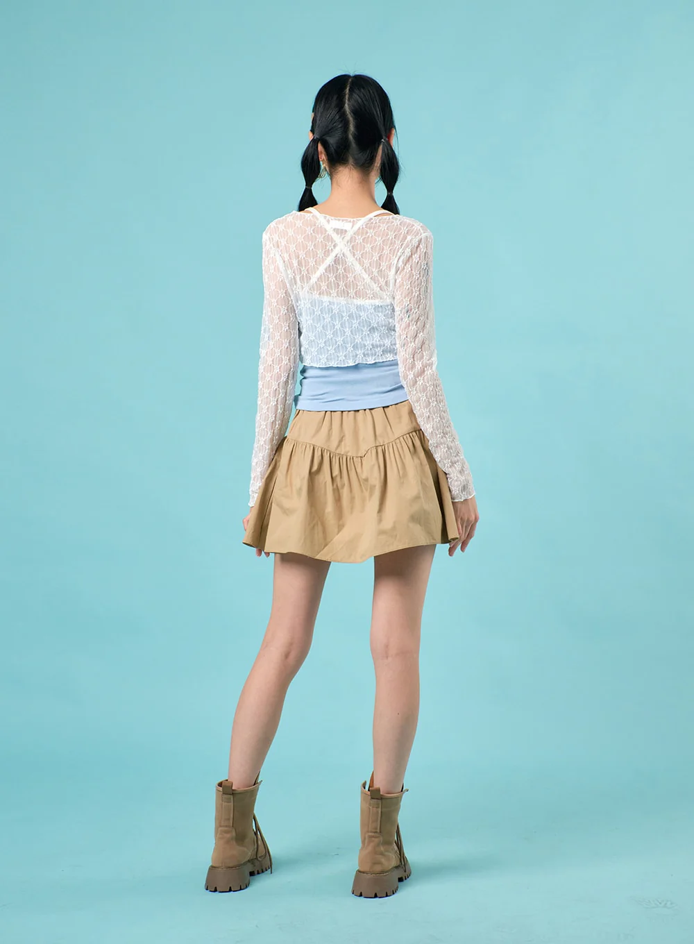 Floral Chained Cardigan IJ430 - Image 7