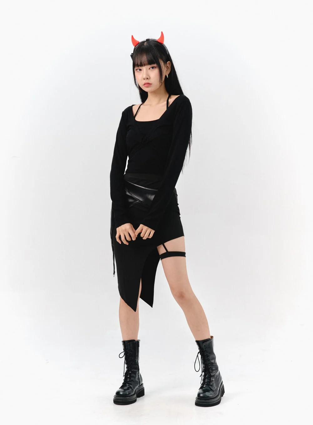Halter Neck Top and Bolero Set IS322 - Image 3