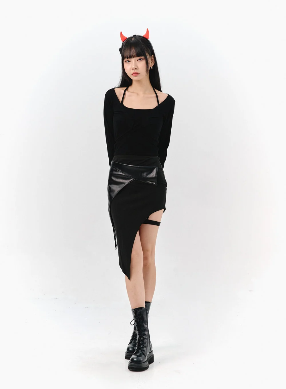 Halter Neck Top and Bolero Set IS322 - Image 4