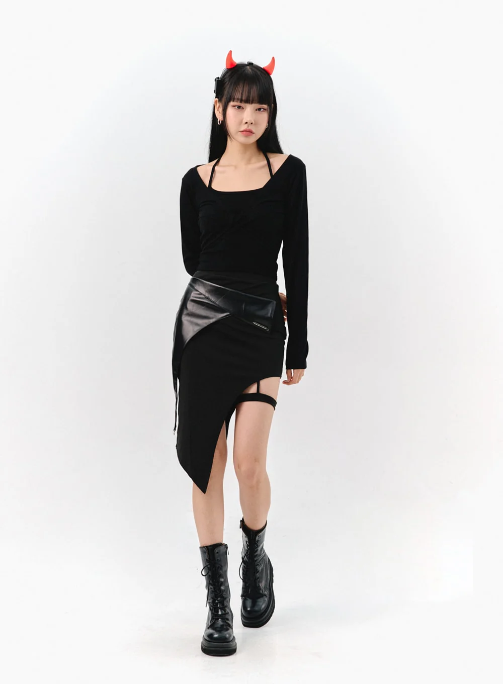 Halter Neck Top and Bolero Set IS322 - Image 7