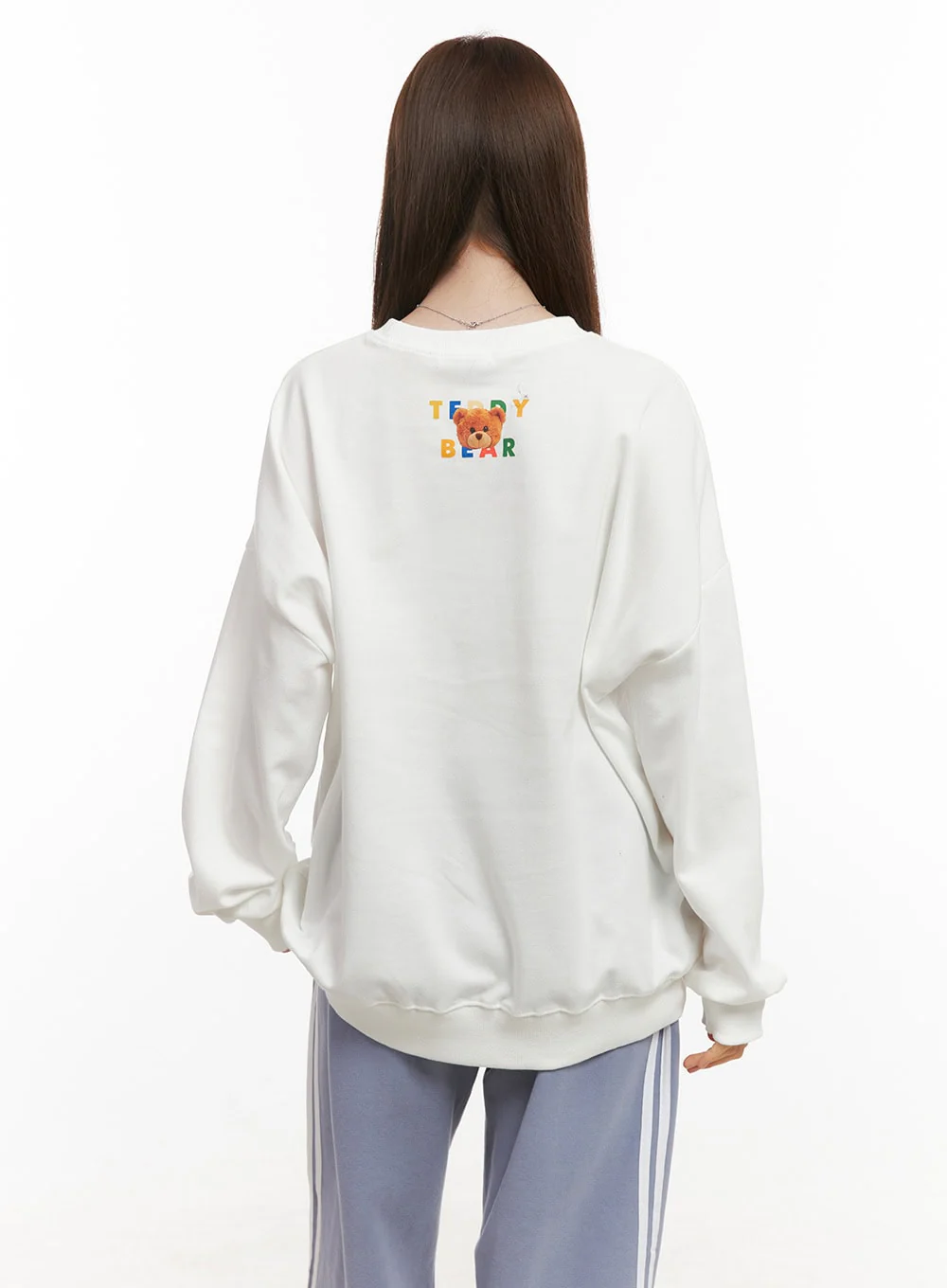 Long Sleeve Cotton Graphic Hoodie OD418 - Image 7