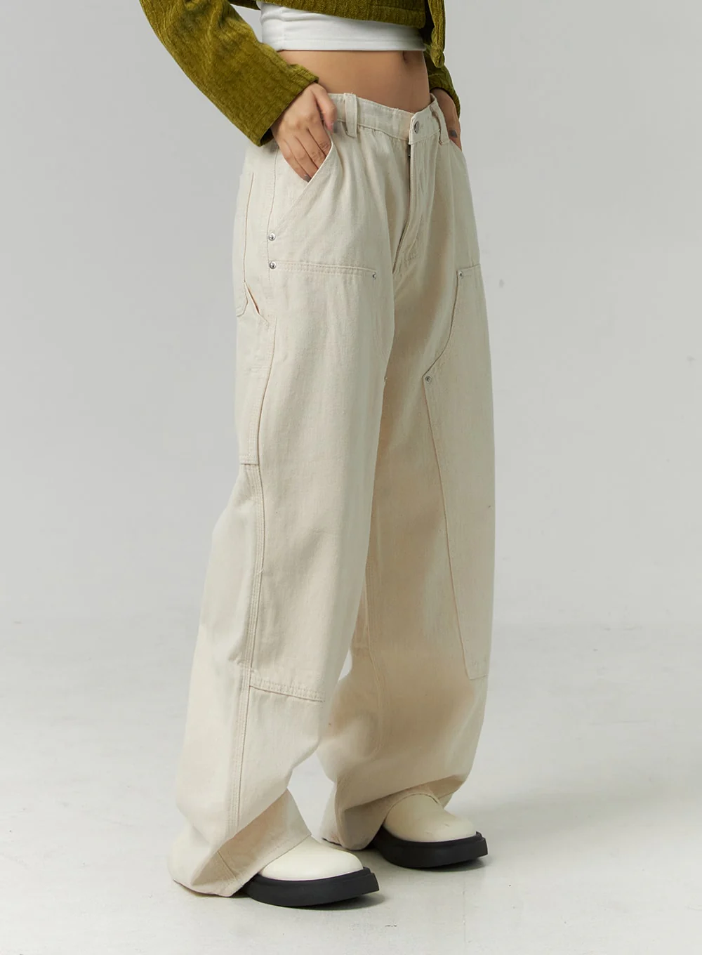 Low Rise Pocket Pants CN324 - Image 5