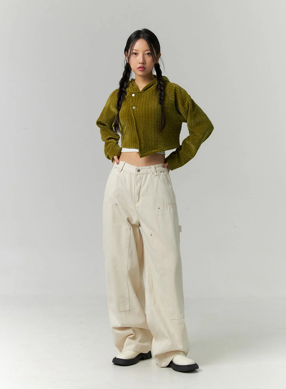 Low Rise Pocket Pants CN324 - Image 6