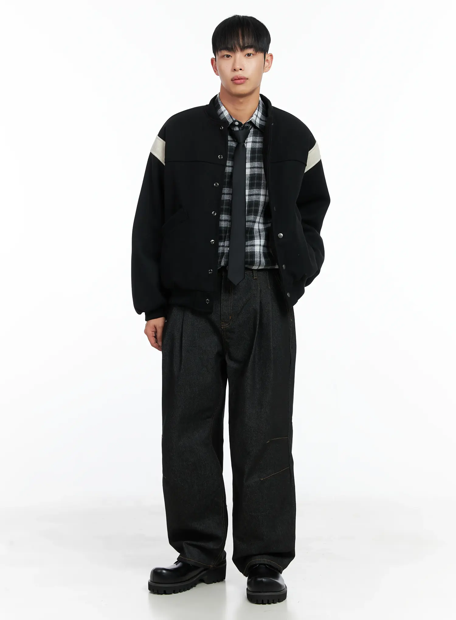 Men's Classic Plaid Shirt IN518 - Image 10