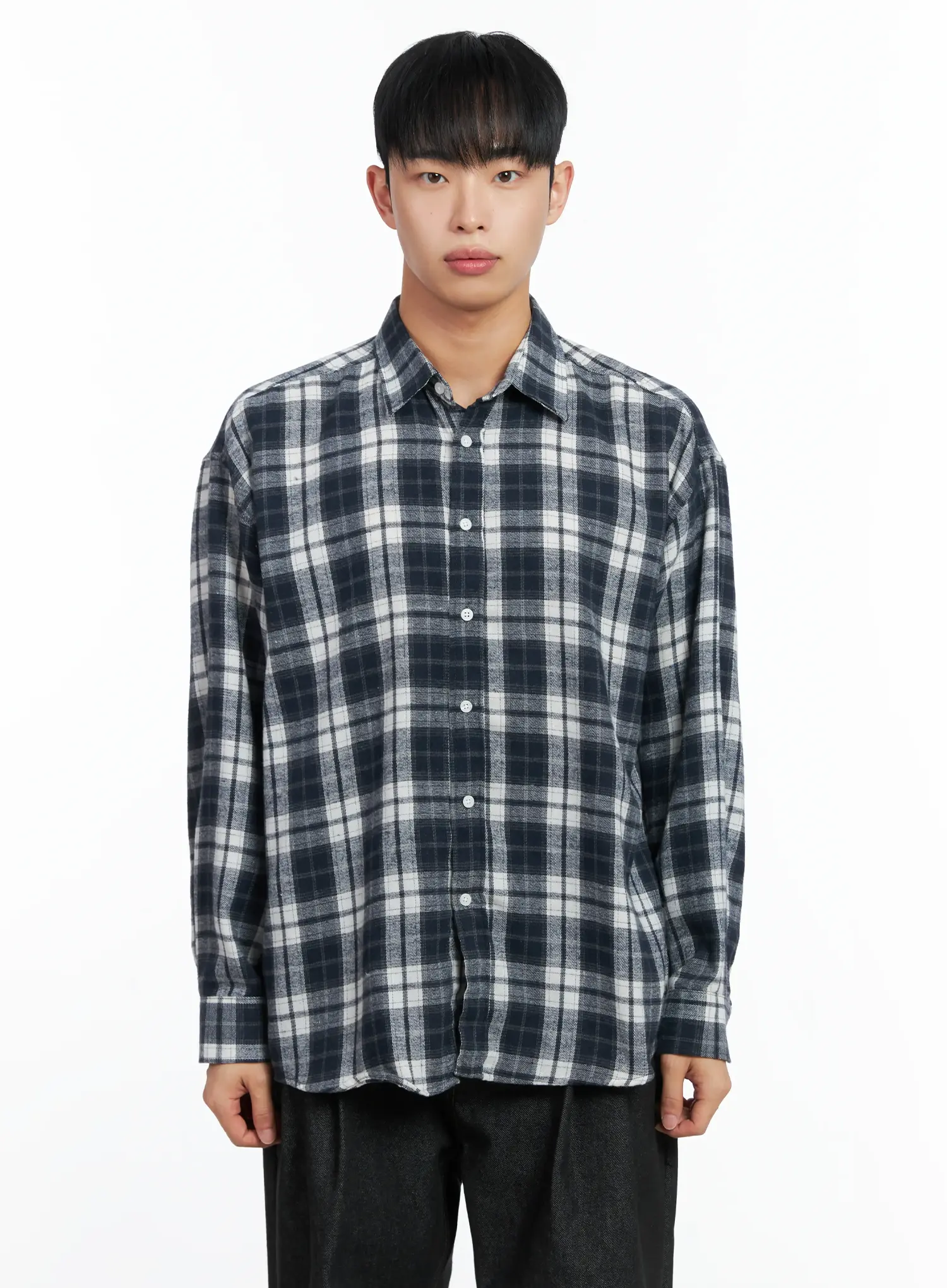 Men's Classic Plaid Shirt IN518 - Image 13