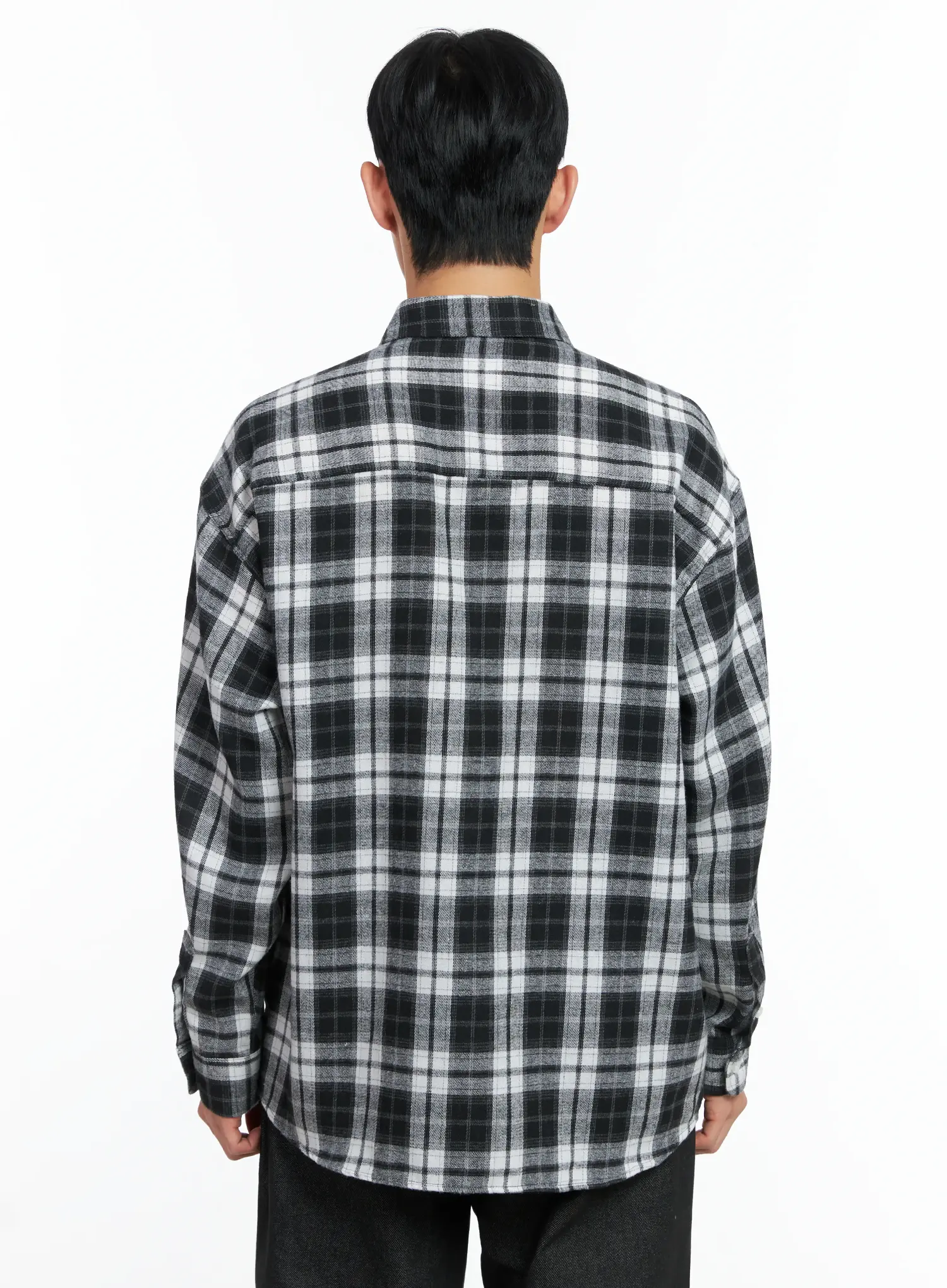 Men's Classic Plaid Shirt IN518 - Image 5