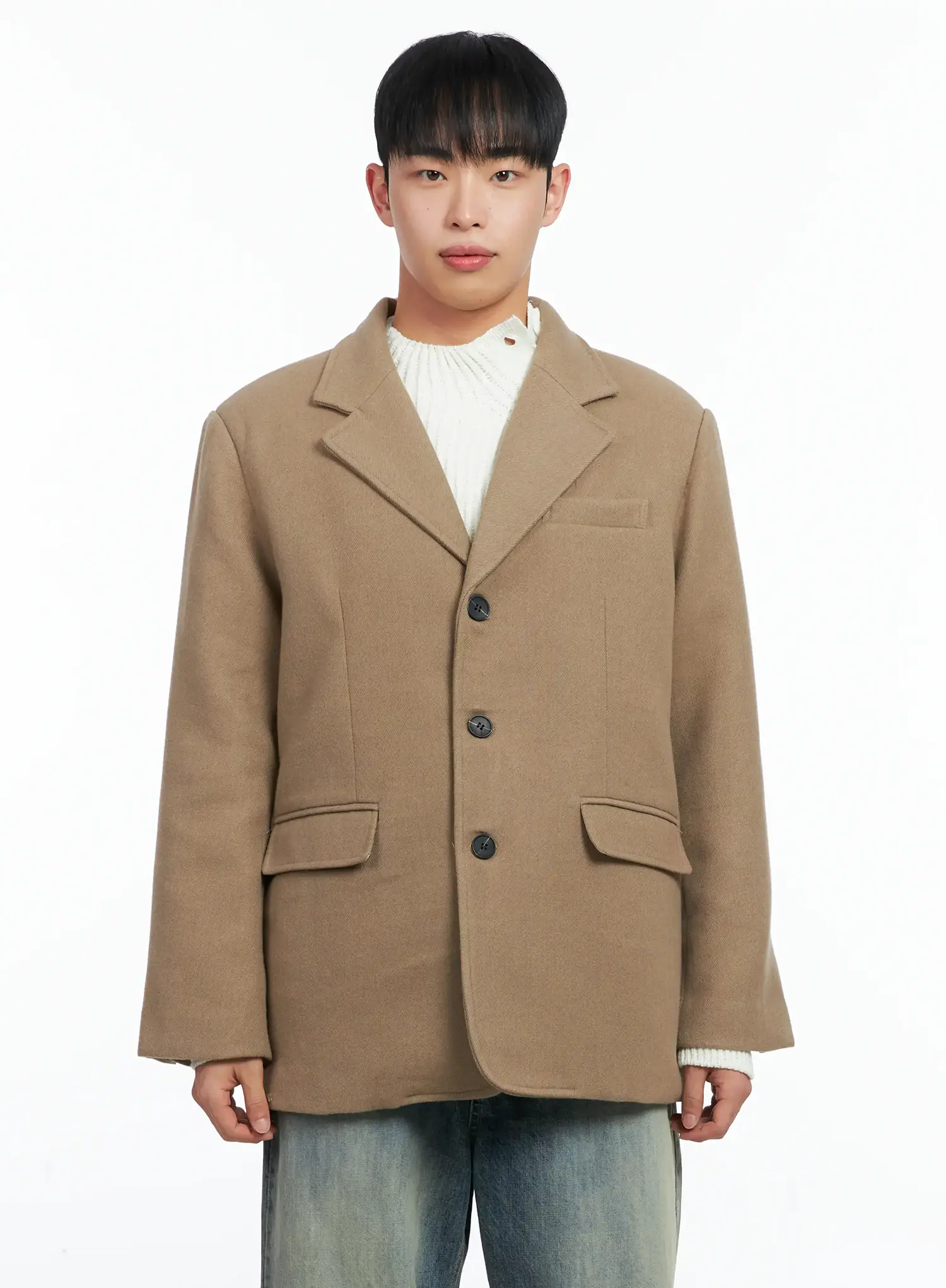 Men's Classic Wool Blazer IN518 - Image 13