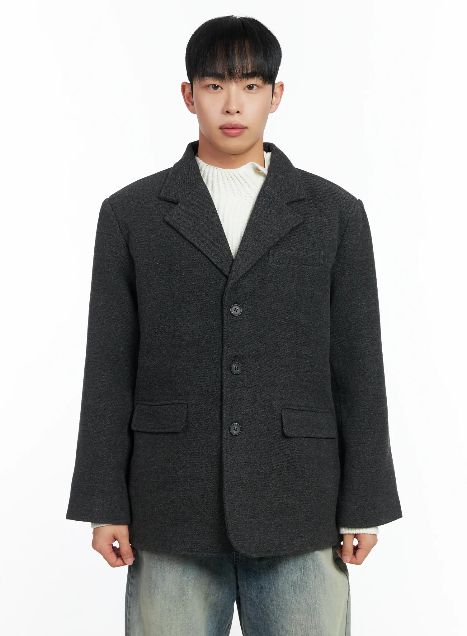 Men's Classic Wool Blazer IN518 - Image 17