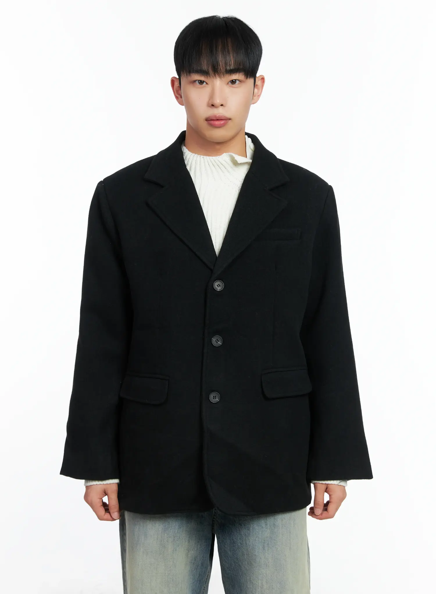 Men's Classic Wool Blazer IN518 - Image 18