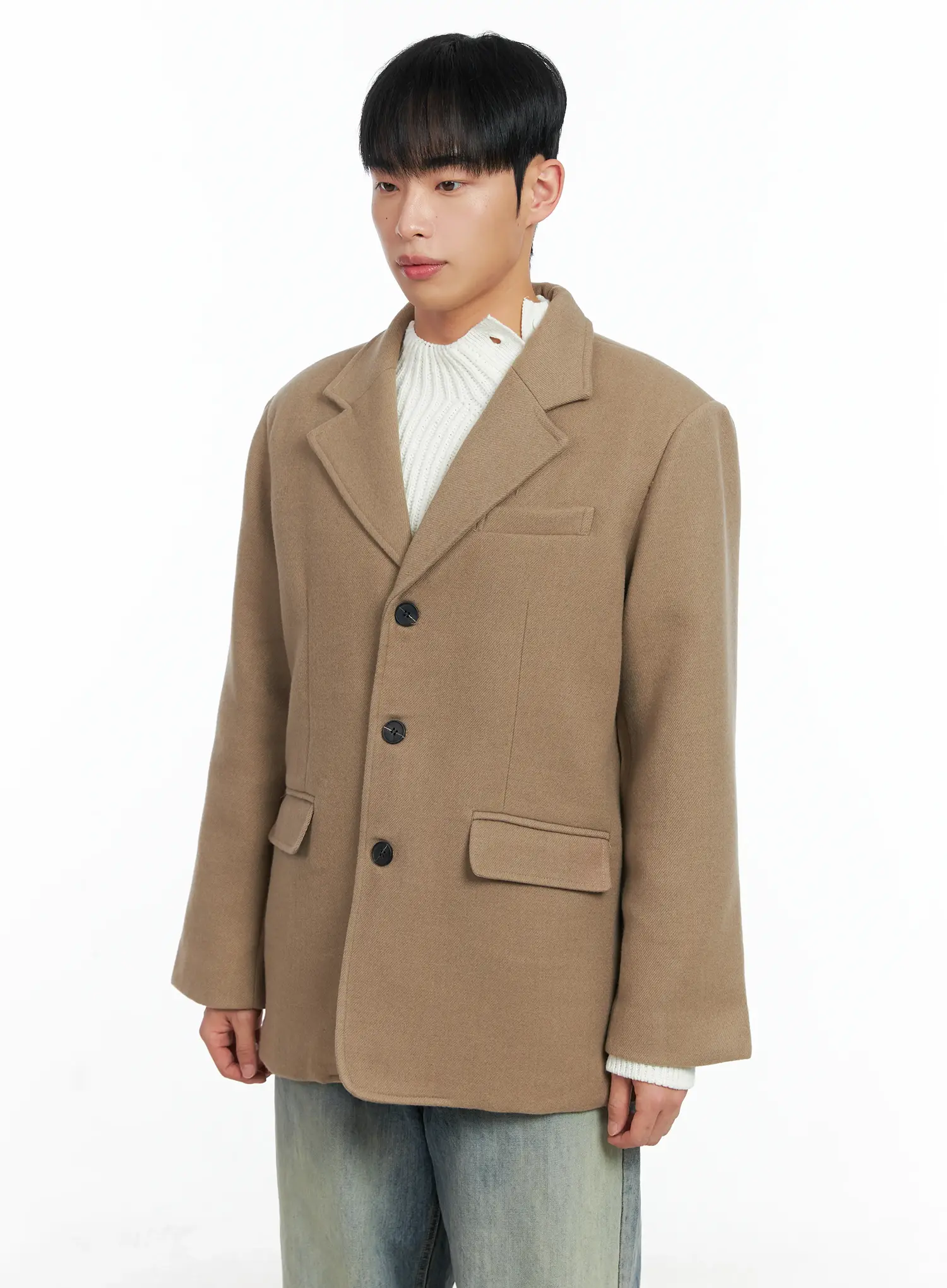 Men's Classic Wool Blazer IN518 - Image 4