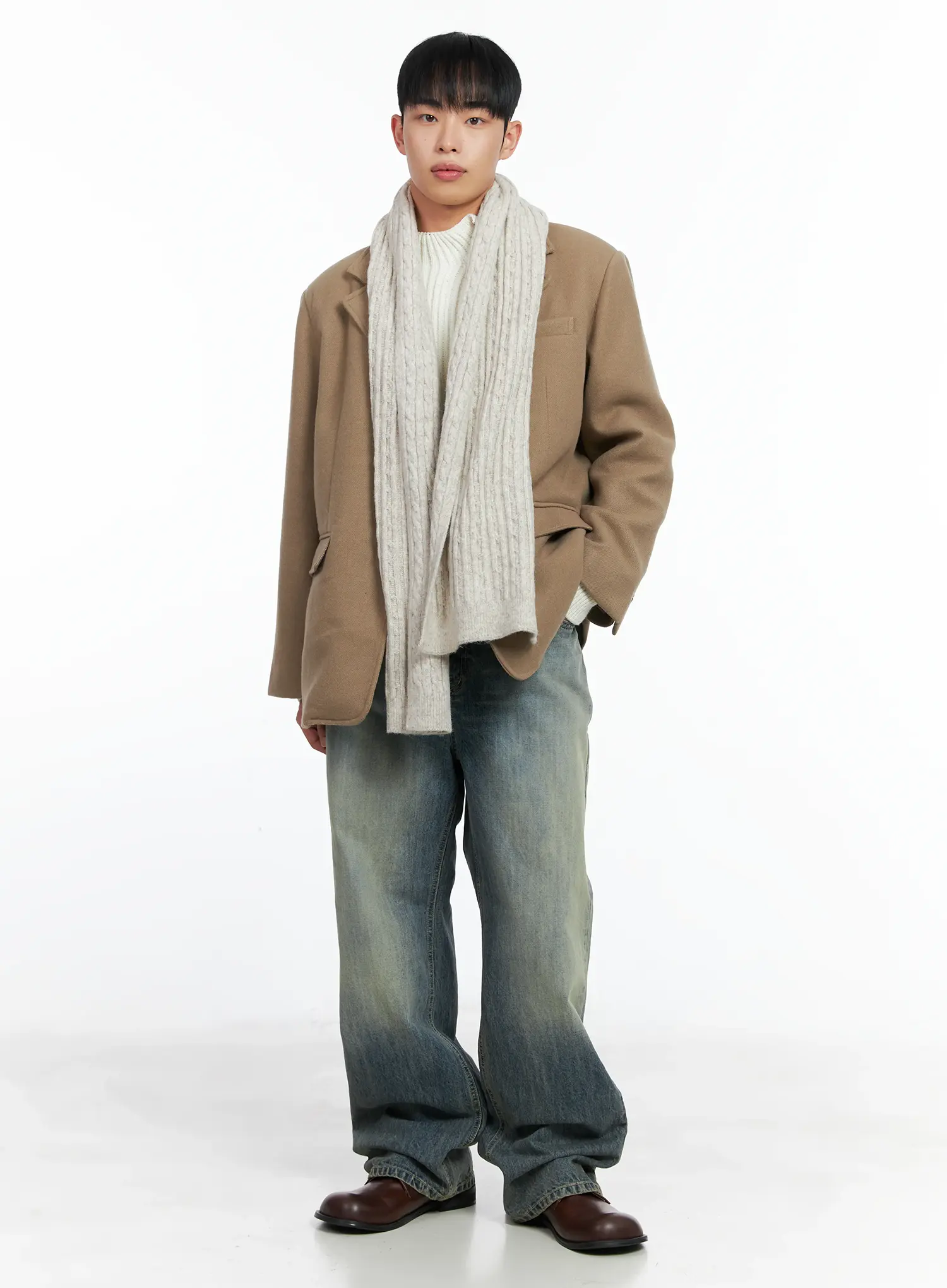 Men's Classic Wool Blazer IN518 - Image 9