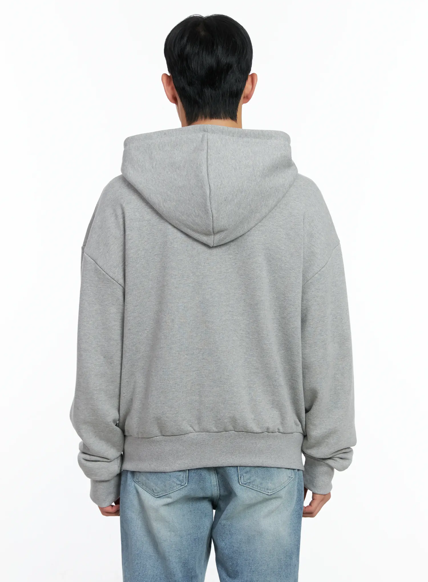 Men's Graphic Magazine Zip-Up Hoodie IN518 - Image 5