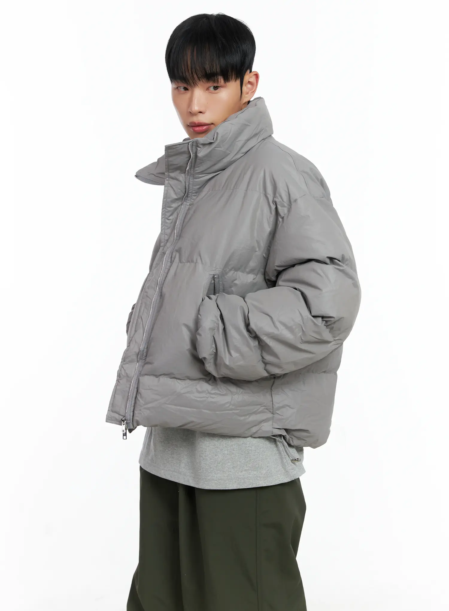 Men's Puffer Jacket IN518 - Image 7