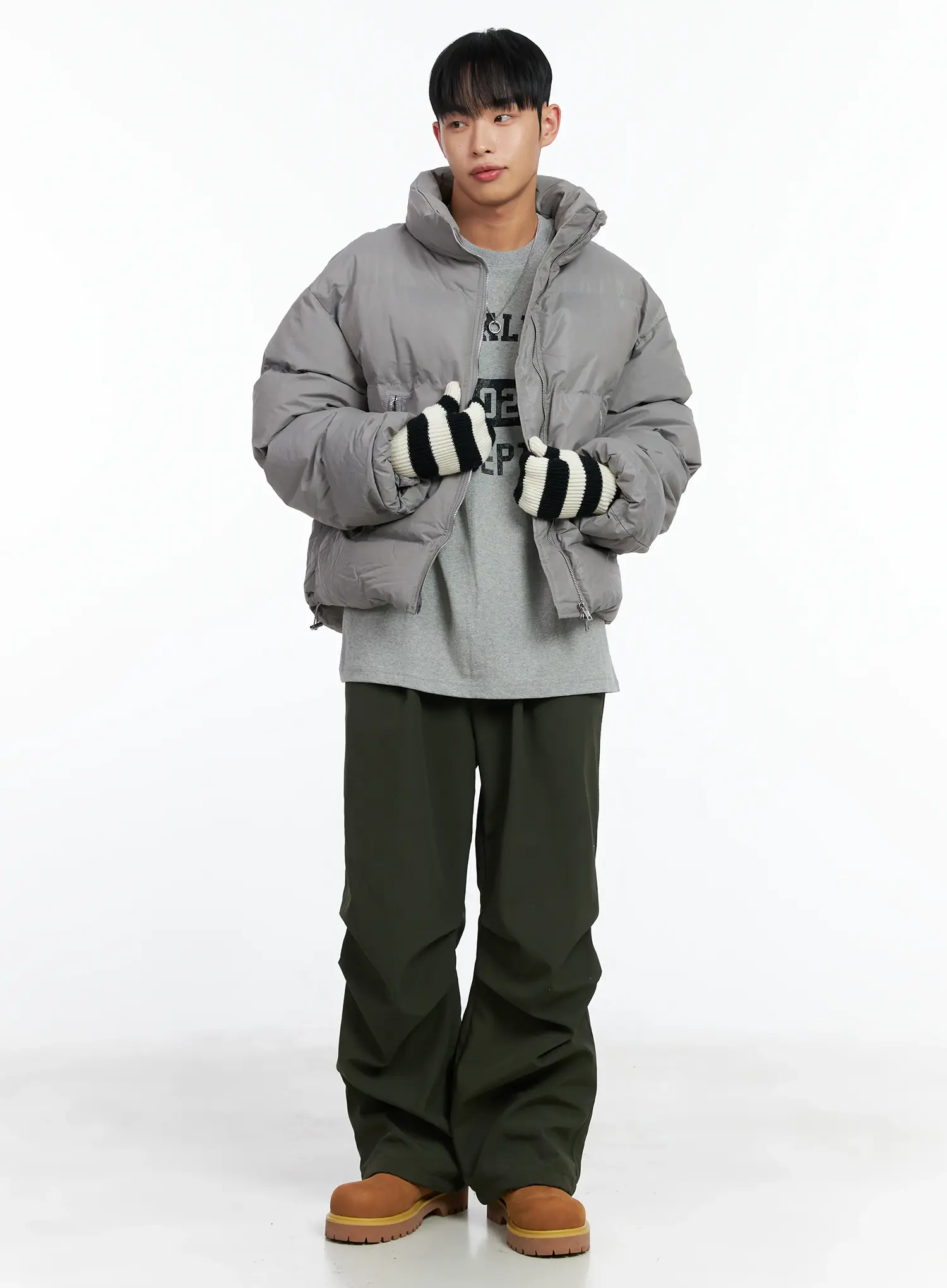 Men's Puffer Jacket IN518 - Image 9
