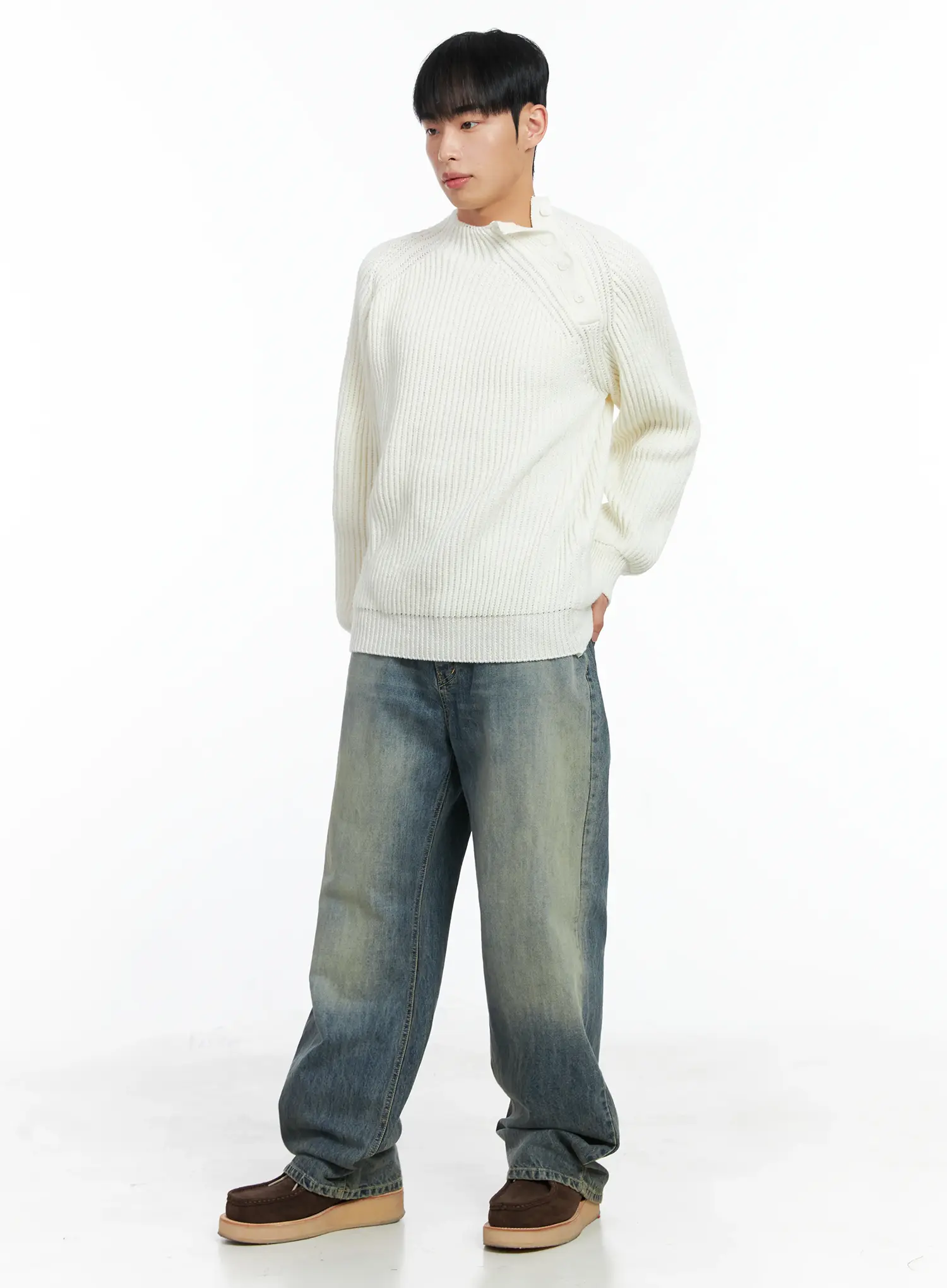 Men's Vintage Jeans  IN518 - Image 11