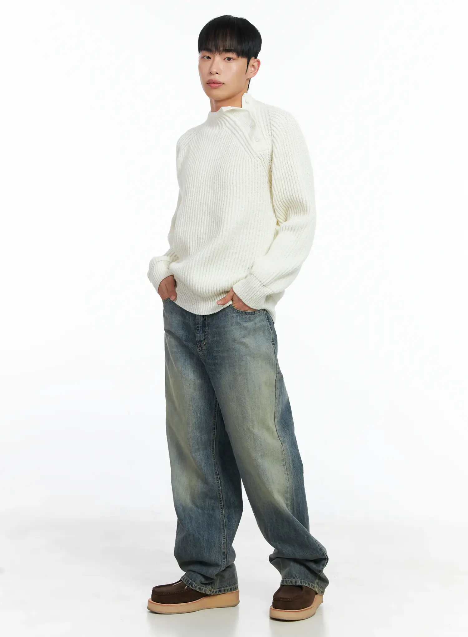Men's Vintage Jeans  IN518 - Image 12