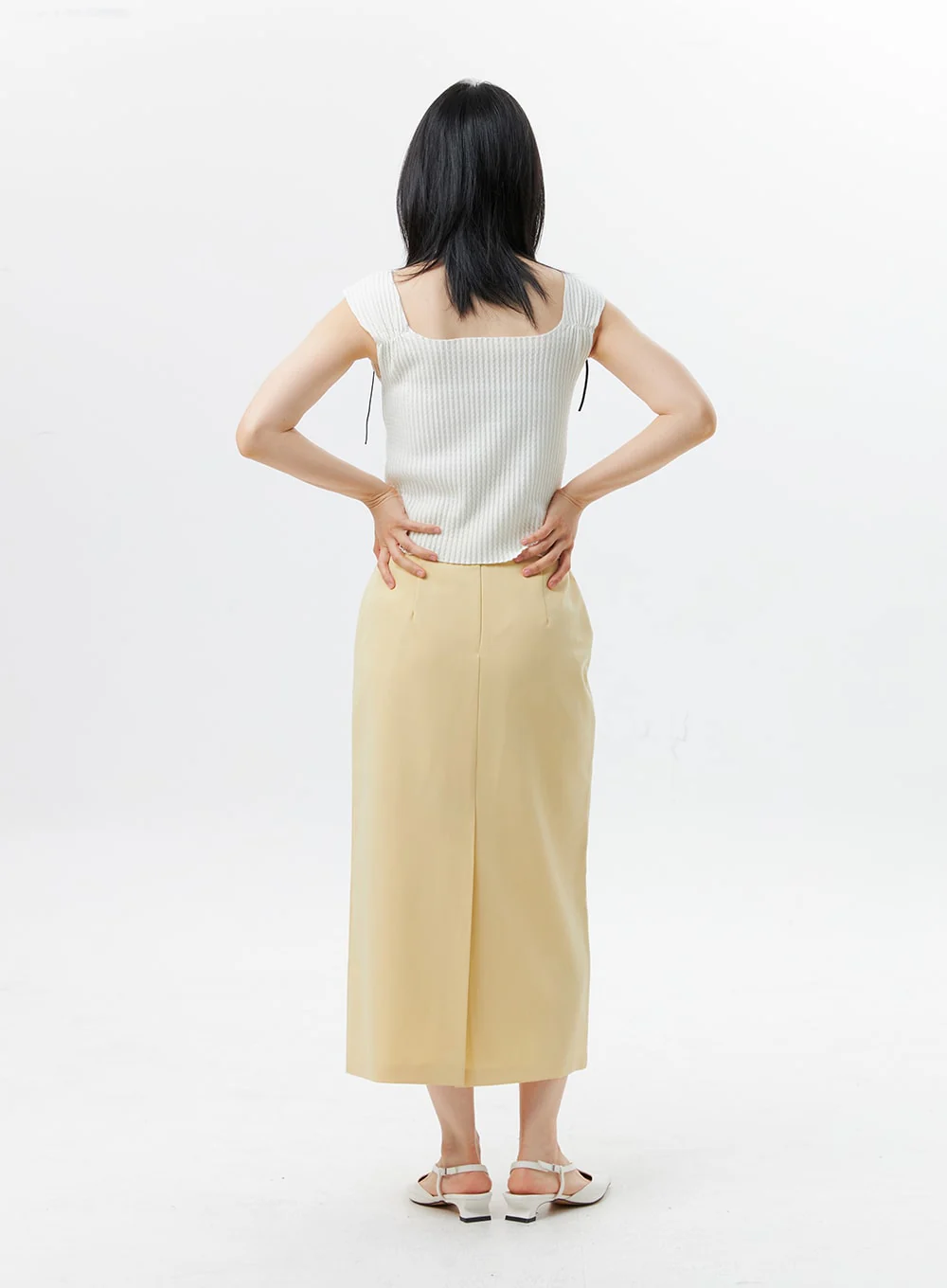 Ribbon Sleeveless Top OL325 - Image 6