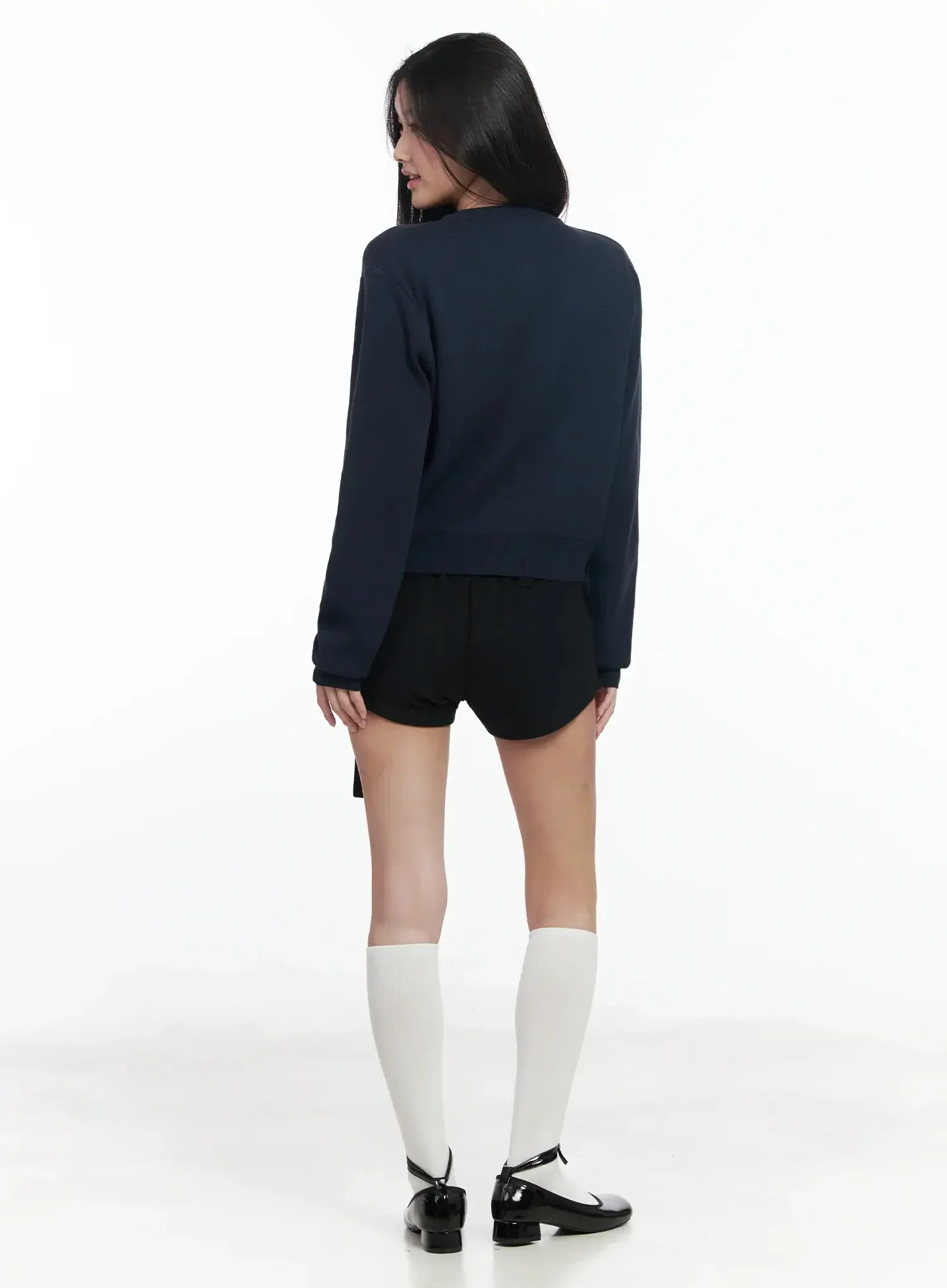 Round Neck Knit Cardigan IM502 - Image 12