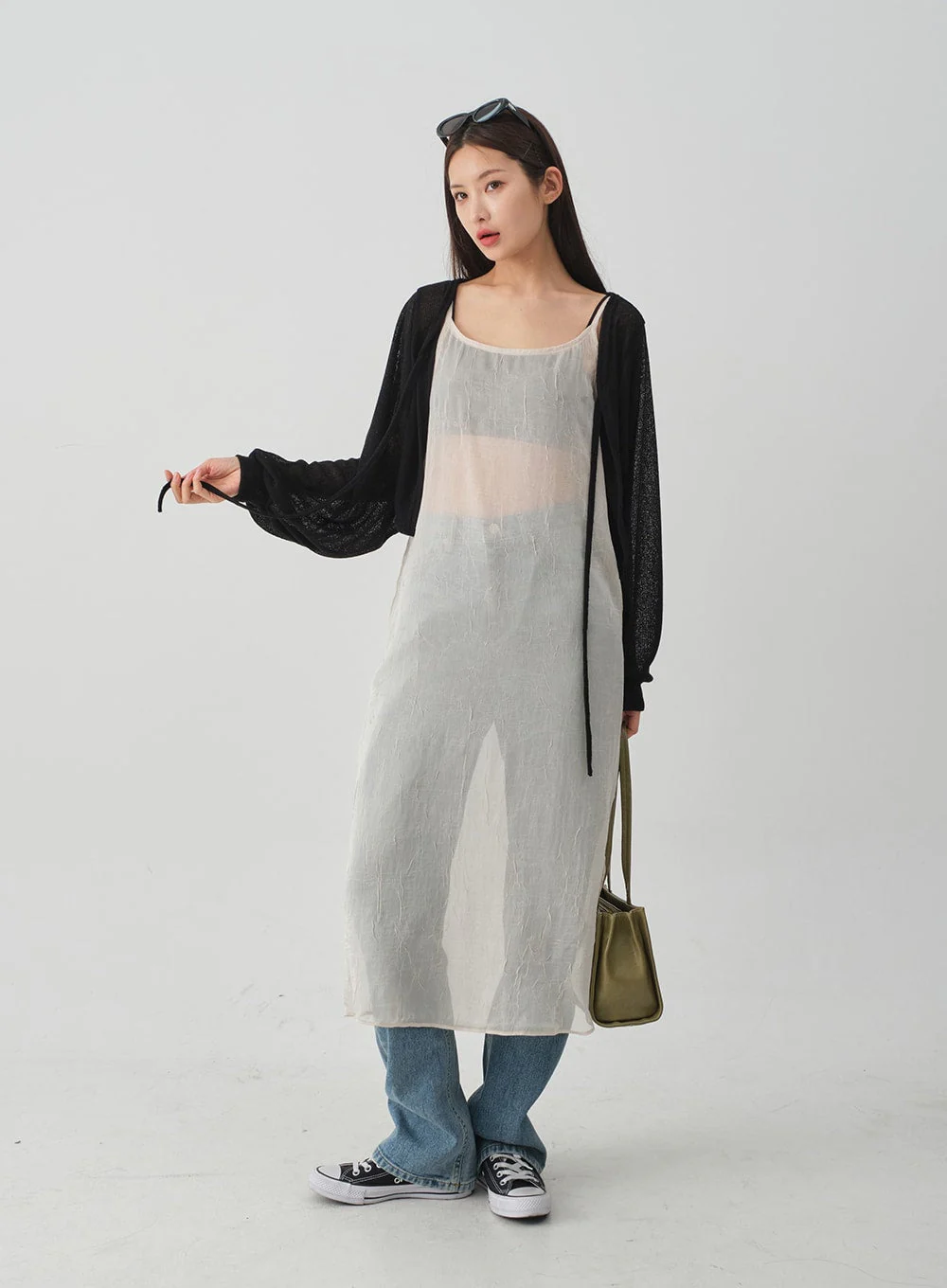 Sheer Loose Fit Bolero CJ08 - Image 3