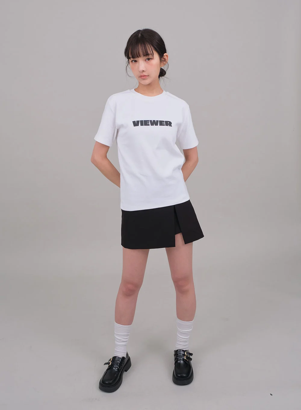 Skort with Front Slit C2701 - Image 15
