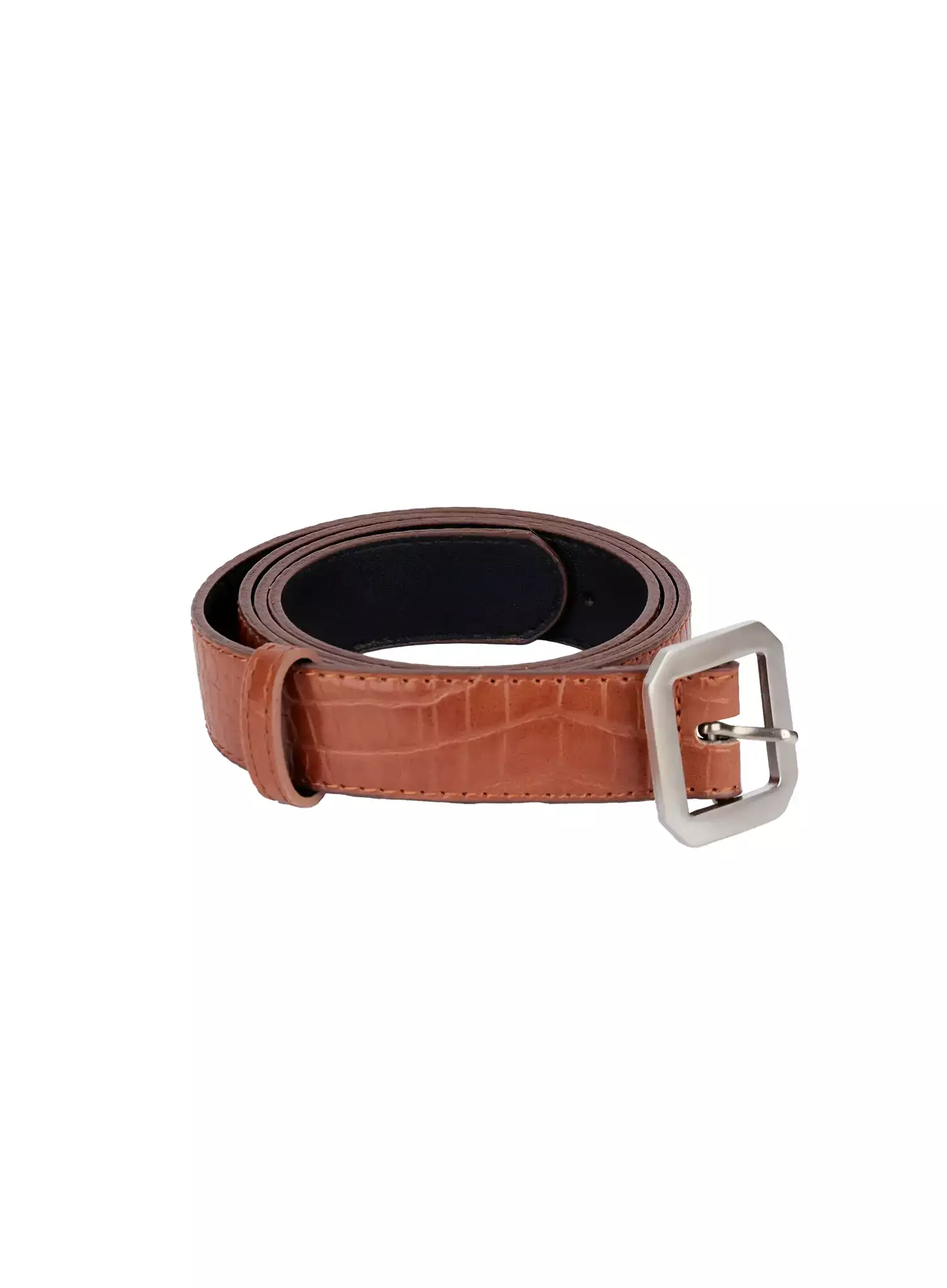 Square Buckle Textured Belt IJ509 - Image 7