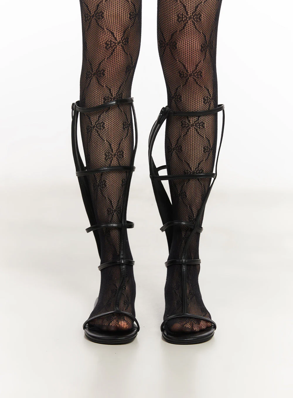 Strap Sandal Long Boots IY502 - Image 3