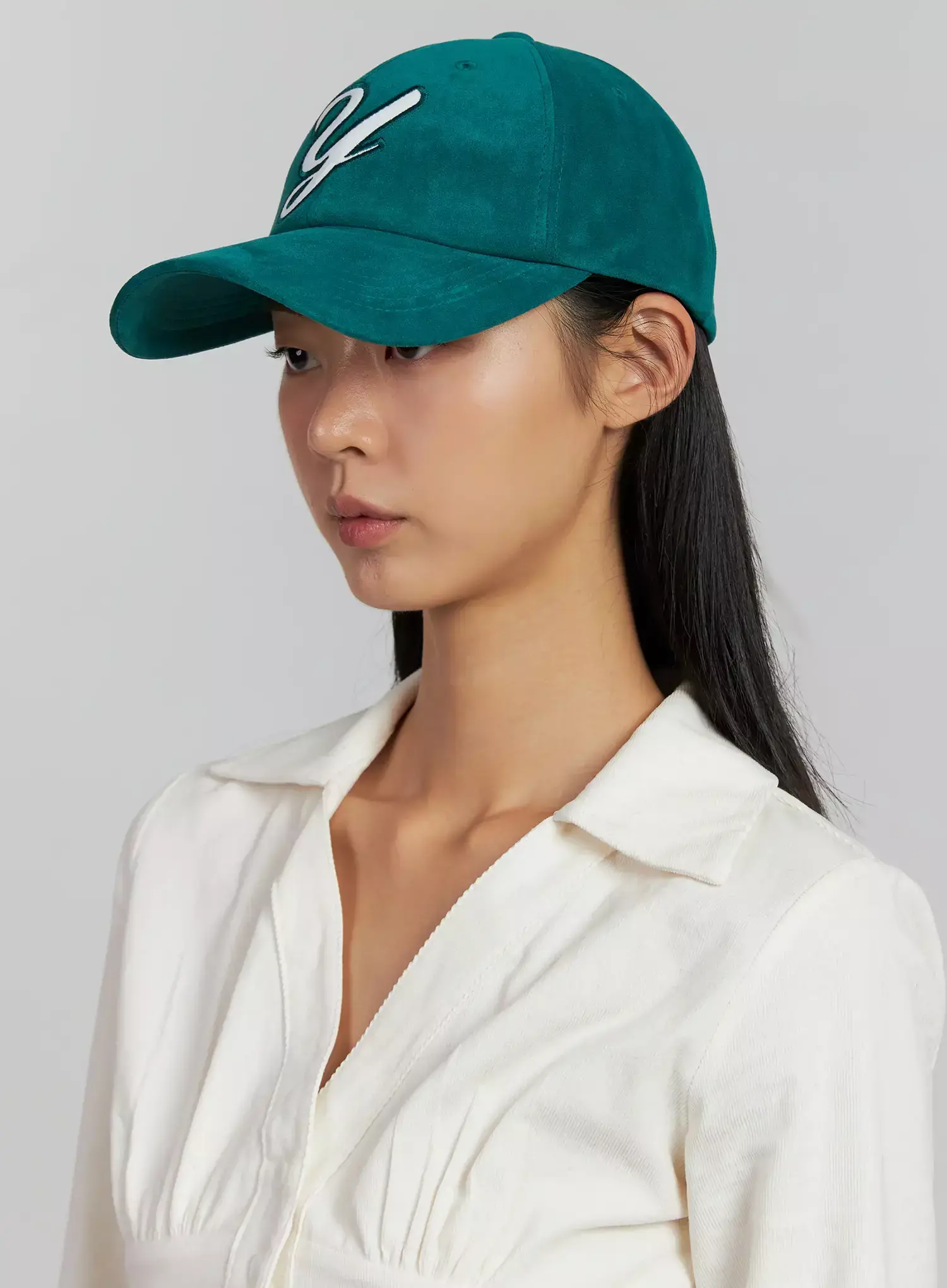 Suede "Y" Baseball Cap IJ502 - Image 5