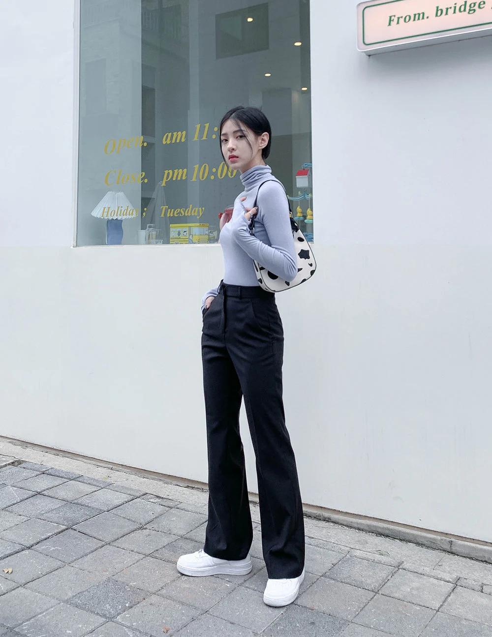 Turtleneck Warmer Crop Top CN08 - Image 17