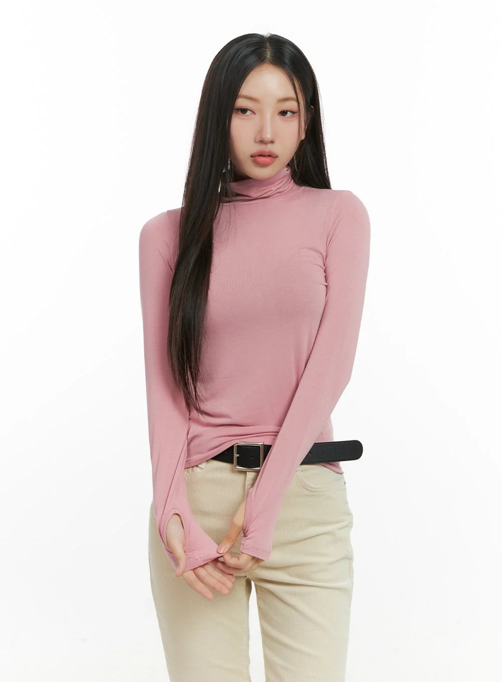 Turtleneck Warmer Crop Top CN08 - Image 23